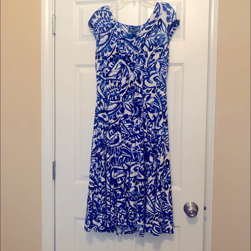 Ralph Lauren Strechy Dress Fit & Flare style